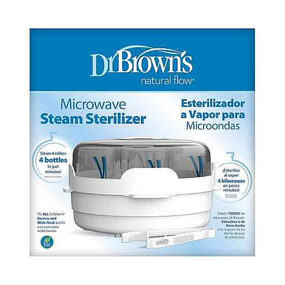 Dr. Brown's Microwave Steam - for Baby Bottles, Nipples, Bottle Parts, Pacifiers, Teethers and Breas Richmond