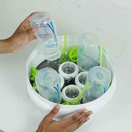 Dr. Brown's Microwave Steam - for Baby Bottles, Nipples, Bottle Parts, Pacifiers, Teethers and Breas Richmond