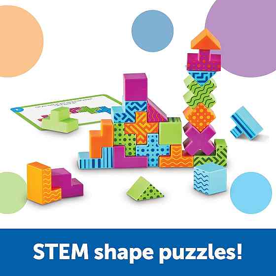 Learning Resources STEM Explorers Brainometry - 3d Puzzle, Brain Games, Brainteaser, Building Logic  Richmond