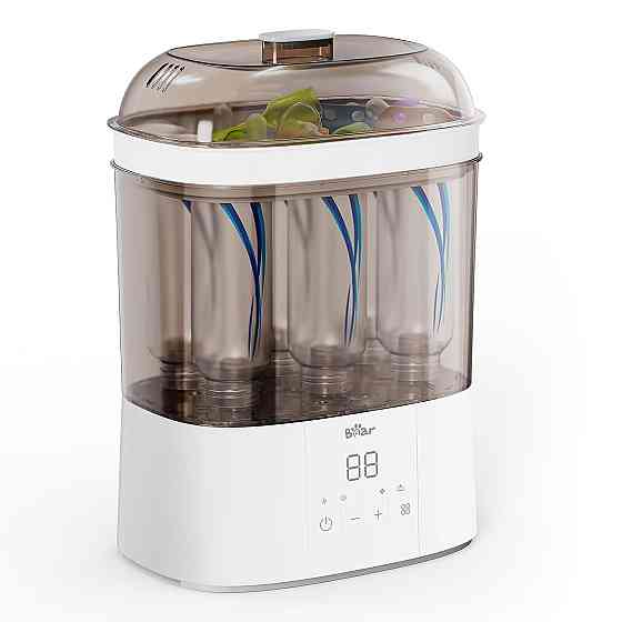 Bear Bottle Sterilizer and Dryer, 2 Layers Large Electric Steam Baby Bottle Sterilizer, Fast Bottle  Richmond