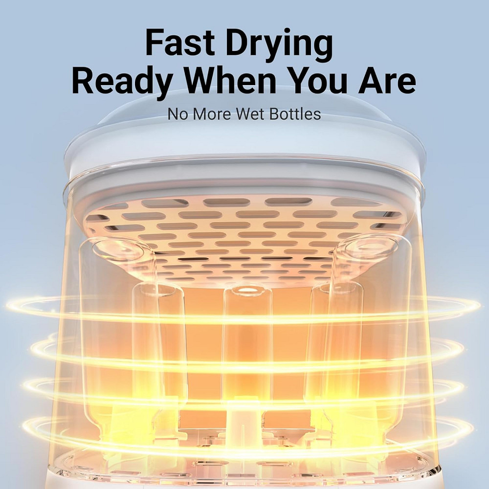 Bear Bottle Sterilizer and Dryer, 2 Layers Large Electric Steam Baby Bottle Sterilizer, Fast Bottle  Richmond - photo 6