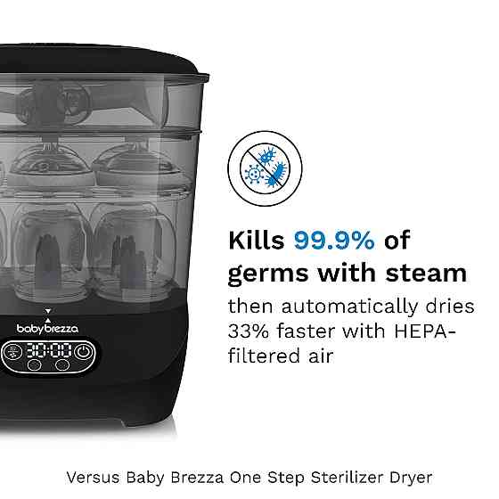 Baby Brezza Bottle Sterilizer and Dryer Advanced – 33% Faster - Largest Capacity Steam Sanitizer - U Richmond