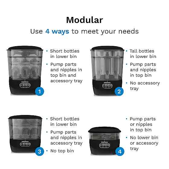 Baby Brezza Bottle Sterilizer and Dryer Advanced – 33% Faster - Largest Capacity Steam Sanitizer - U Richmond