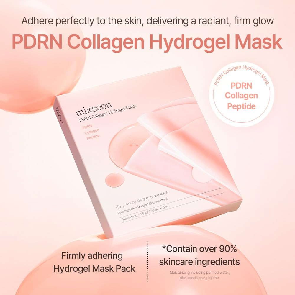 mixsoon PDRN Collagen Hydrogel Face Mask - Deeply Hydrating & Firming, Elasticity, Collagen Peptide  Richmond - photo 2