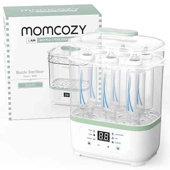 Momcozy Bottle Sterilizer and Dryer, 8-in-1 Electric Steam Baby Bottle Sterilizer for Baby Bottles,  Richmond