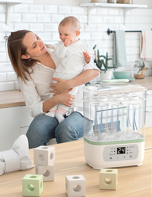 Momcozy Bottle Sterilizer and Dryer, 8-in-1 Electric Steam Baby Bottle Sterilizer for Baby Bottles,  Richmond - photo 7