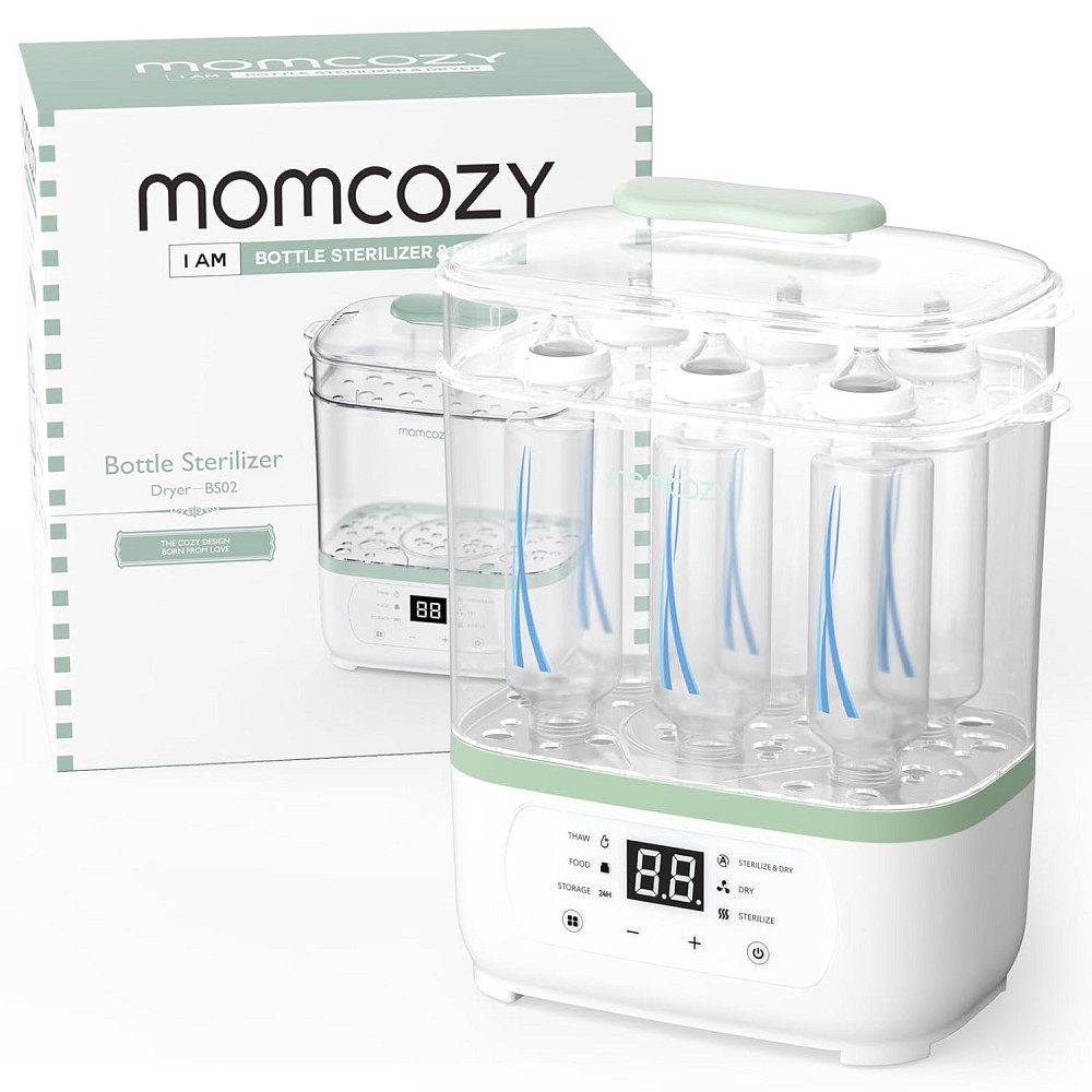 Momcozy Bottle Sterilizer and Dryer, 8-in-1 Electric Steam Baby Bottle Sterilizer for Baby Bottles,  Richmond - photo 1