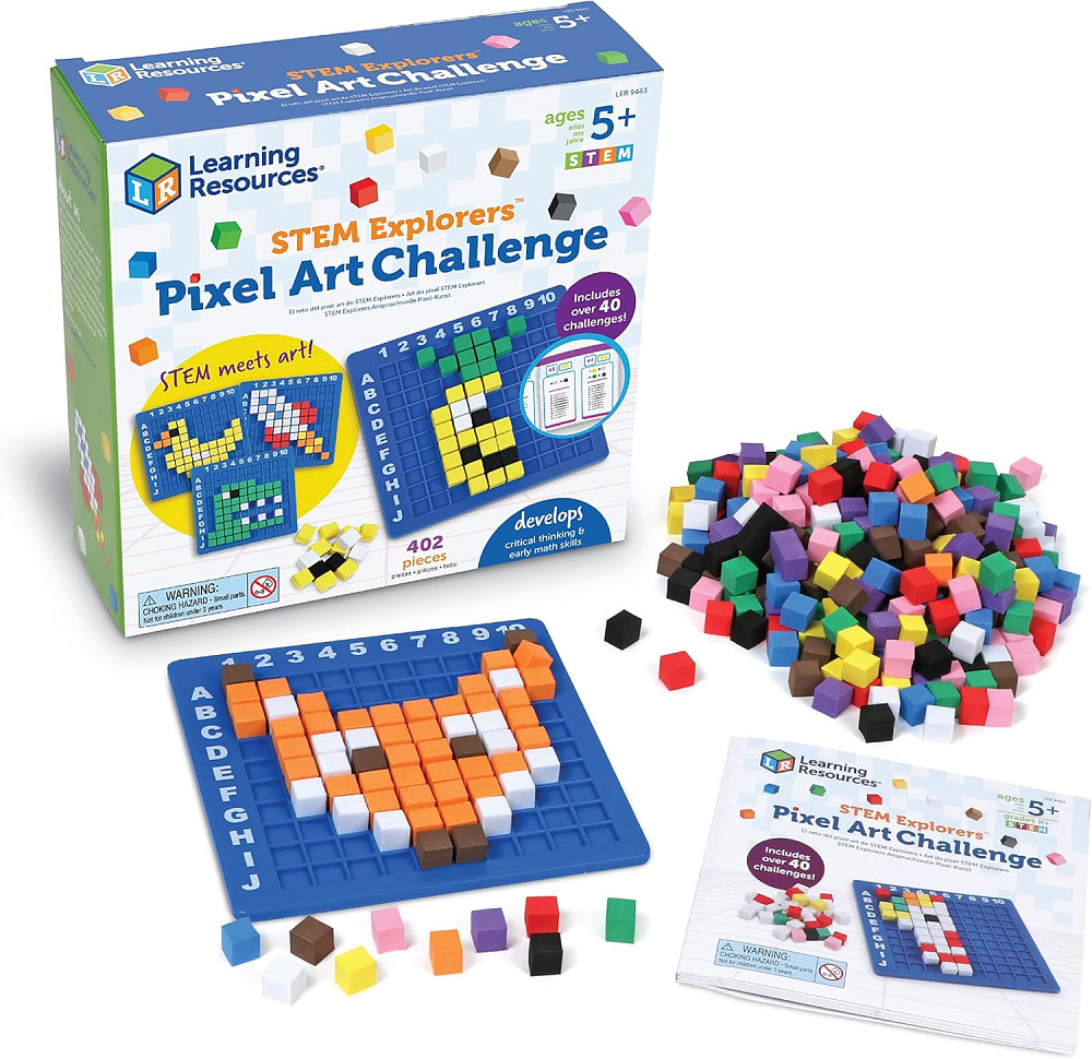 Learning Resources STEM Explorers Pixel Art Challenge - Science Kits & STEM Activities for Kids, Pat Richmond - photo 1