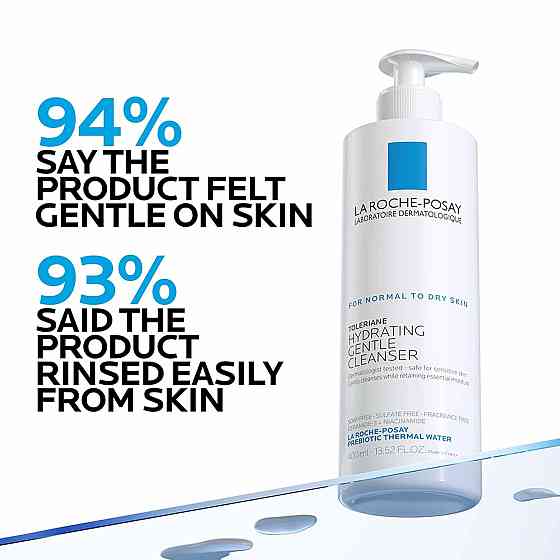 La Roche-Posay Toleriane Hydrating Gentle Face Cleanser, Hydrating Facial Cleanser With Niacinamide  Richmond