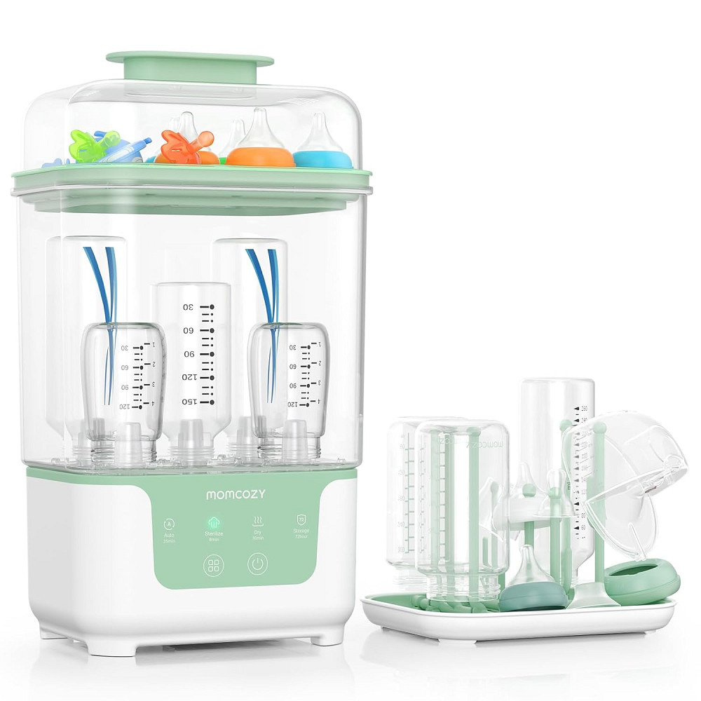 Momcozy Bottle Sterilizer and Dryer, Modular Nesting Space Saving Design, 6 Bottles Capacity, 4 in 1 Richmond - photo 1