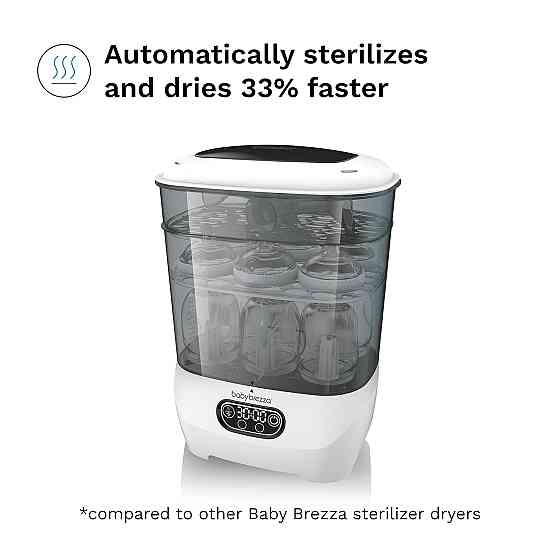 Baby Brezza Bottle Sterilizer and Dryer Advanced – 33% Faster - Largest Capacity Steam Sanitizer - U Richmond
