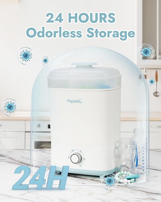 Papablic Baby Bottle Sterilizer and Dryer Pro, Esterilizador De Biberones, Electric Steam Sterilizer Richmond - photo 7