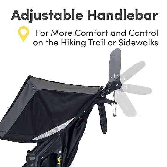 BOB Gear Revolution Flex 3.0 Jogging Stroller, Graphite Black Richmond