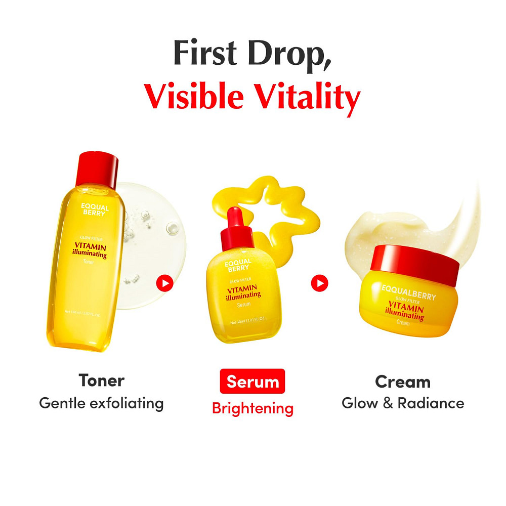 EQQUALBERRY Vitamin Illuminating Serum | Niacinamide 4% + Brightening Vitamin C Face Serum with Hyal Richmond - photo 8