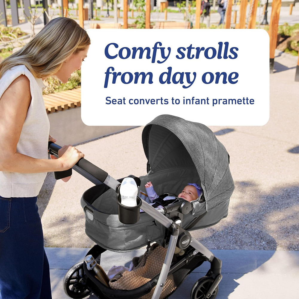 Graco Modes Pramette Stroller, 3-in-1 Baby Stroller, 3 Modes from Infant Car Seat Carrier, Infant Pr Richmond - photo 3