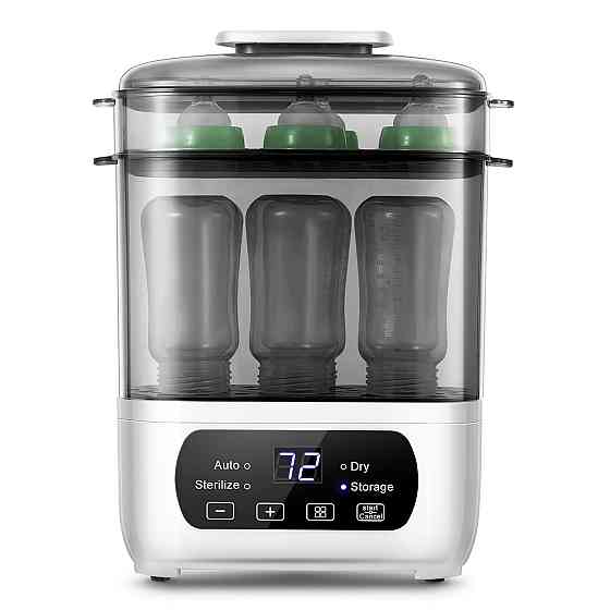 Baby Bottle Steamer and Dryer, Electric Steamer and Dryer for Baby Bottles, 4-in-1 Bottle Steamer an Richmond