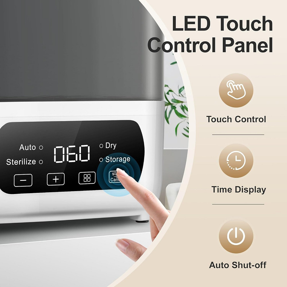 Baby Bottle Steamer and Dryer, Electric Steamer and Dryer for Baby Bottles, 4-in-1 Bottle Steamer an Richmond - photo 4