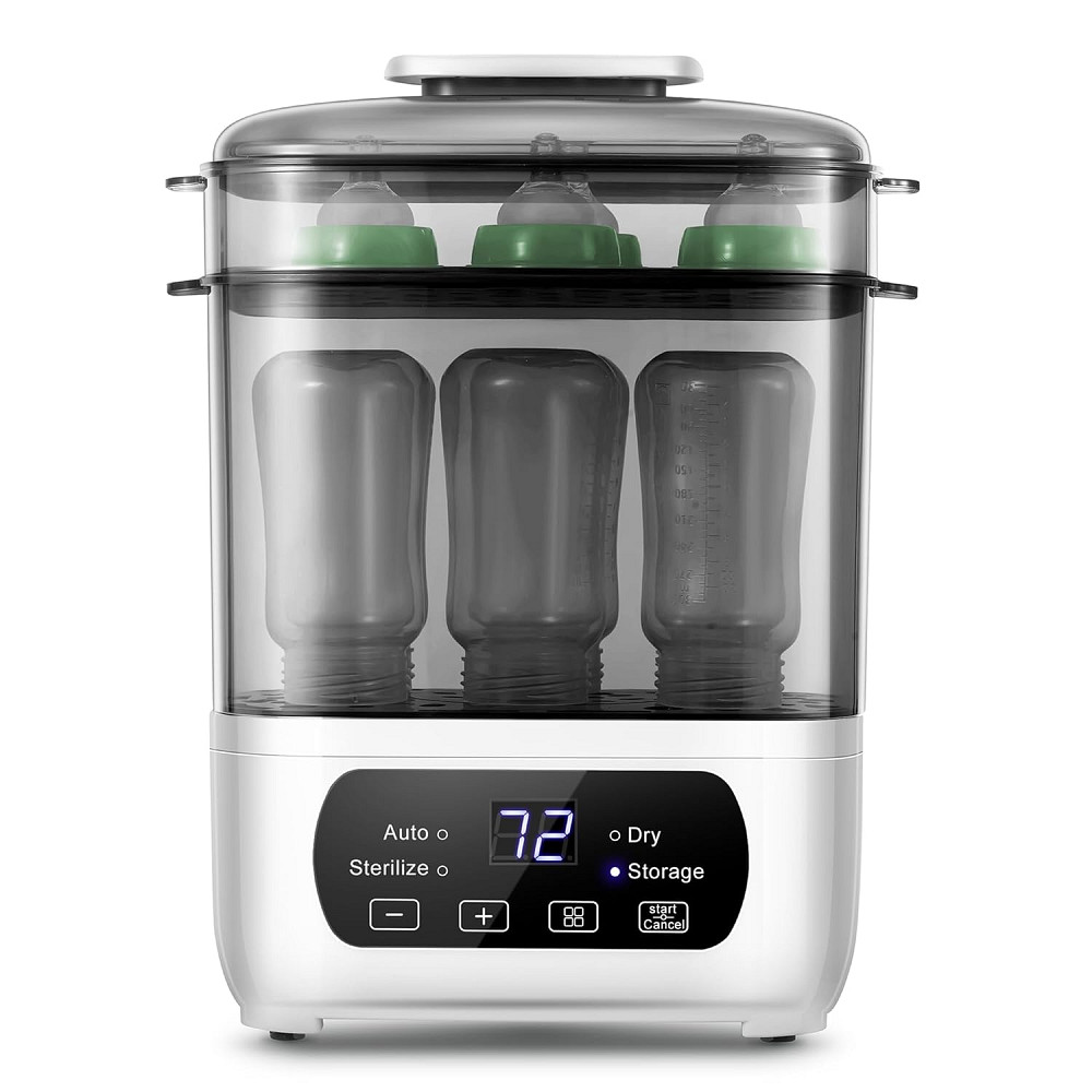 Baby Bottle Steamer and Dryer, Electric Steamer and Dryer for Baby Bottles, 4-in-1 Bottle Steamer an Richmond - photo 1