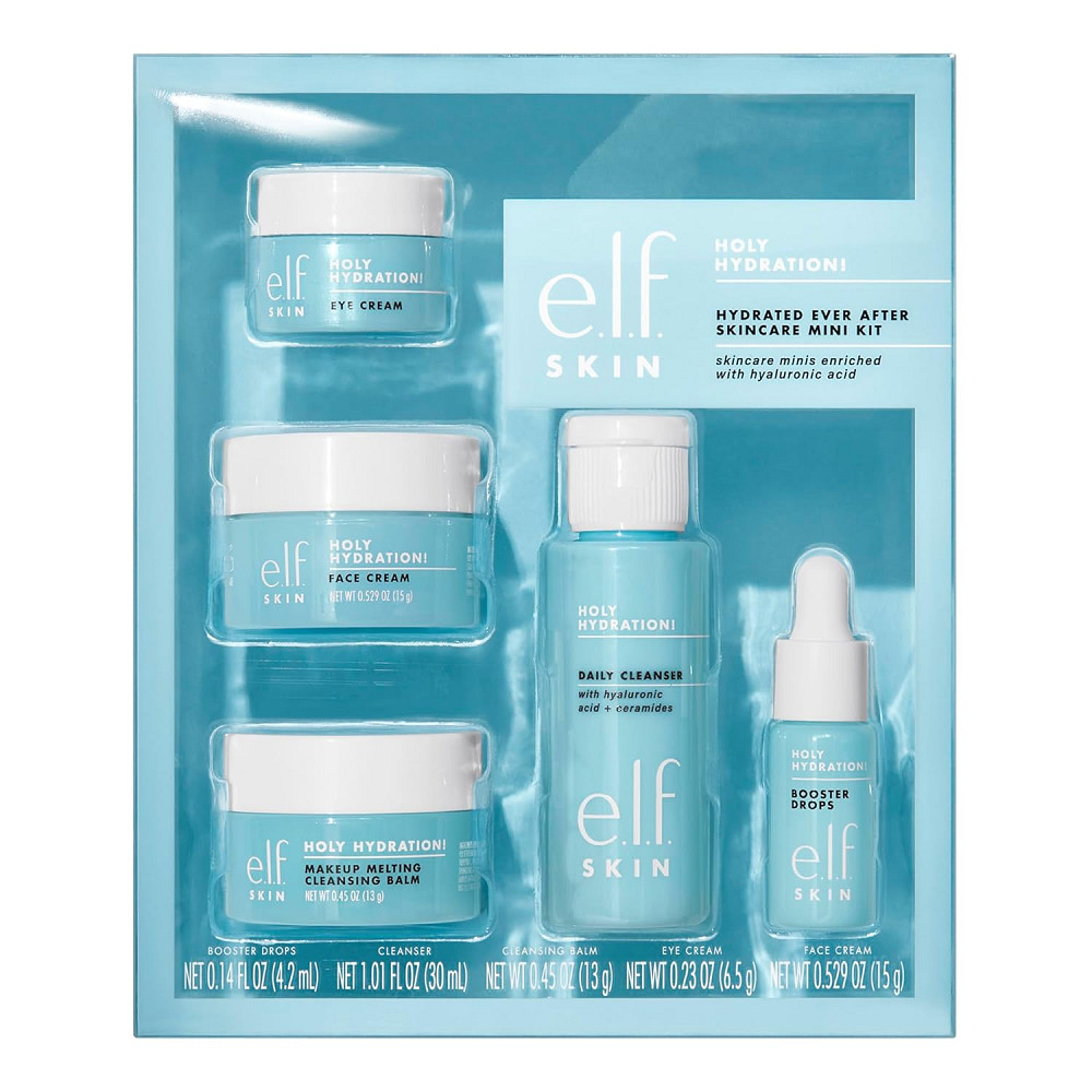 e.l.f. SKIN Holy Hydration! Hydrated Ever After Skincare Mini Kit, Cleanser, Makeup Remover, Moistur Richmond - photo 1