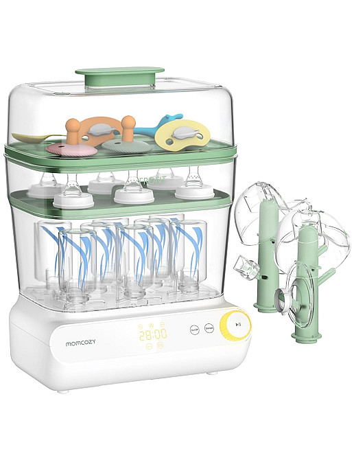 Momcozy 3 Layers Large Bottle Sterilizer and Dryer, Fast Sterilize and Dry, Universal Bottle Sterili Richmond - photo 1