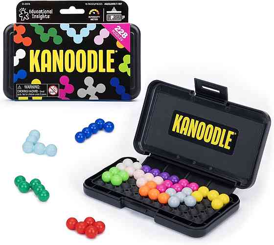 Educational Insights Kanoodle - 3D Brain Teaser Puzzles for Kids, Spatial Puzzle Games for Adults, T Richmond