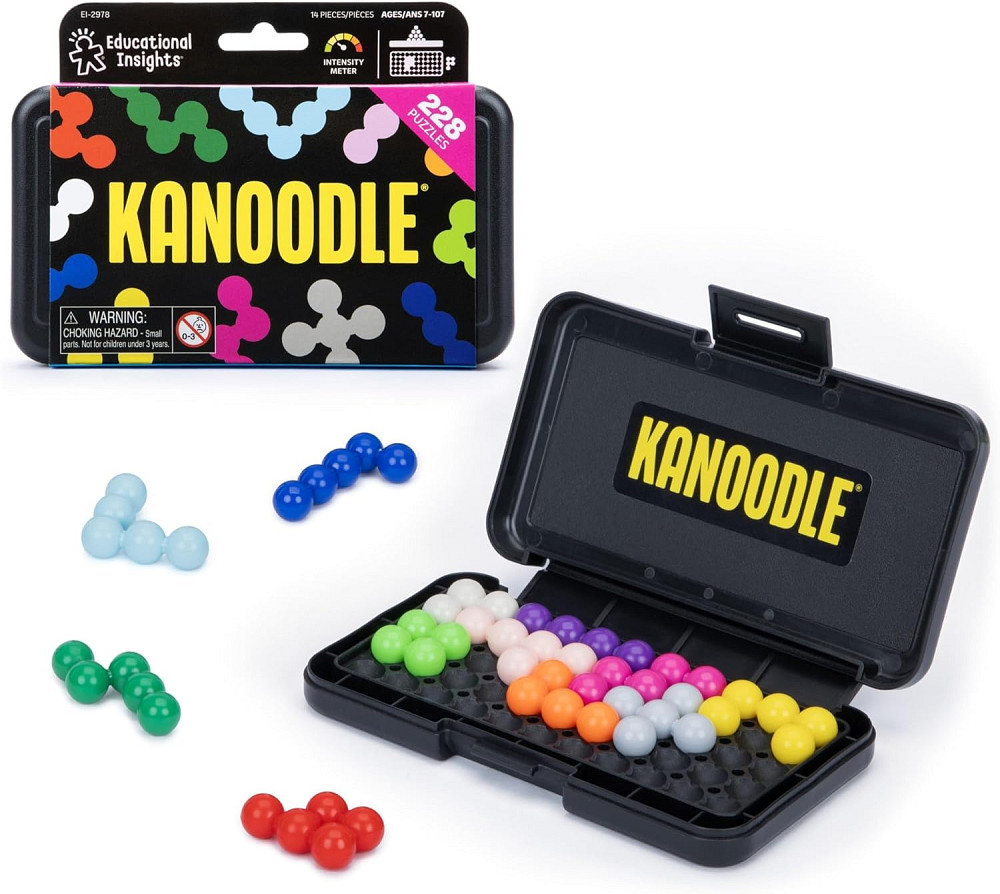 Educational Insights Kanoodle - 3D Brain Teaser Puzzles for Kids, Spatial Puzzle Games for Adults, T Richmond - photo 1