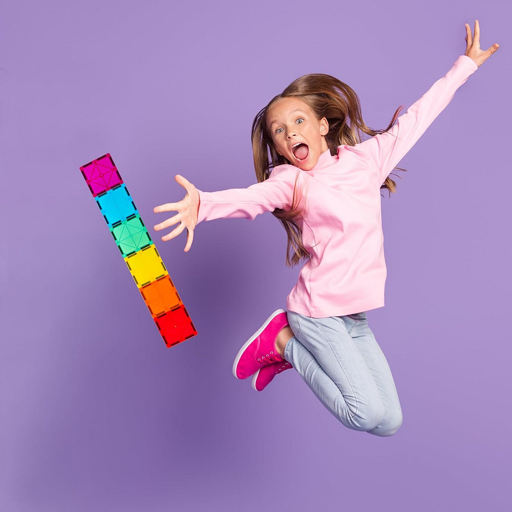 Gemmicc Magnetic Tiles, Deluxe 136 PCS Building Blocks Magnet Toys for Kids,3D Magnet Puzzles Stacki Richmond - photo 4