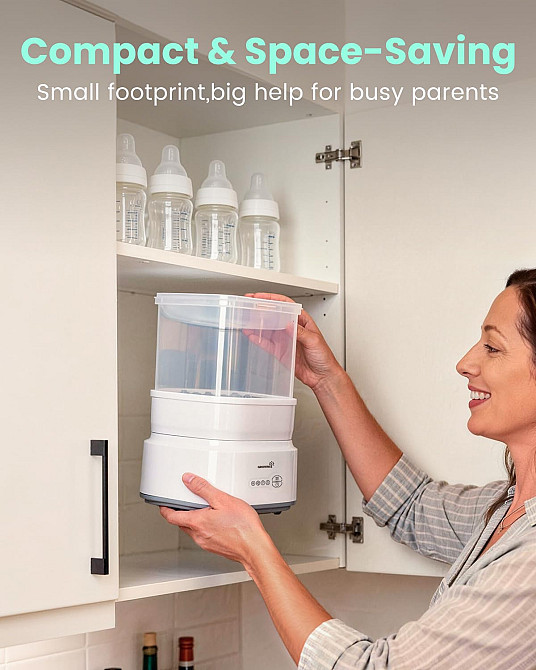 GROWNSY Bottle Sterilizer and Dryer, Compact Electric Steam Baby Bottle Sterilizer (Esterilizador de Richmond - photo 9