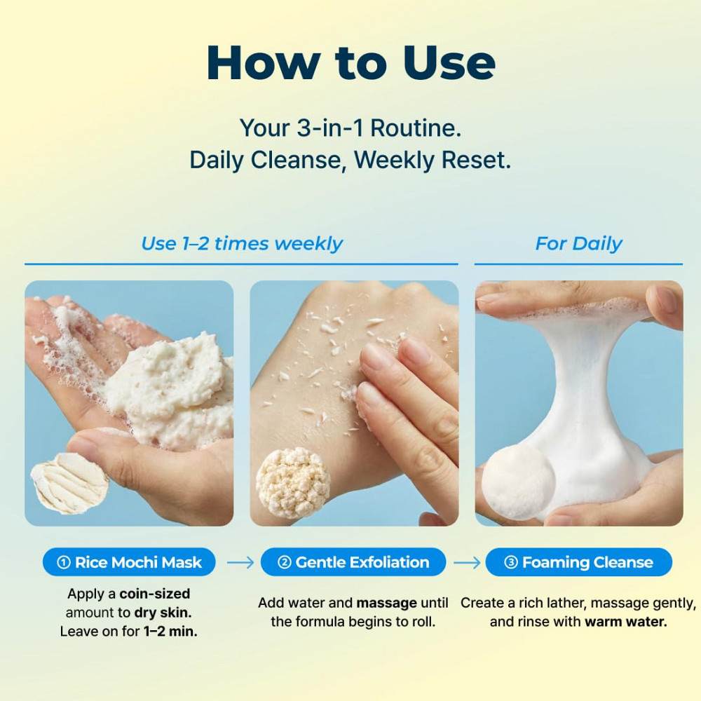 Dr.Eve Seedlab Seed& Rice Glow Reset Cleanser - Korean Rice Face Wash for Exfoliating, Deep Cleansin Richmond - photo 8