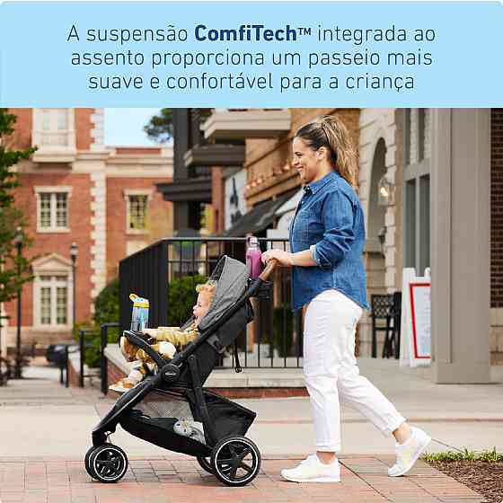 Graco Outpace LX All-Terrain 3-Wheel Baby Stroller, Cohen €” Compatible for Travel System, Easy One- Richmond