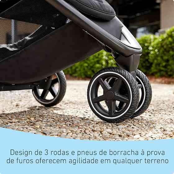 Graco Outpace LX All-Terrain 3-Wheel Baby Stroller, Cohen €” Compatible for Travel System, Easy One- Richmond