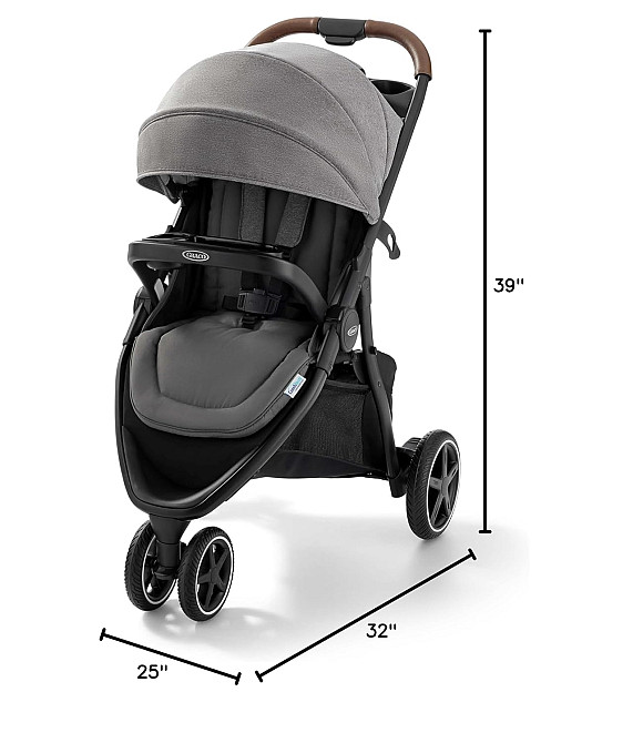 Graco Outpace LX All-Terrain 3-Wheel Baby Stroller, Cohen €” Compatible for Travel System, Easy One- Richmond - photo 8