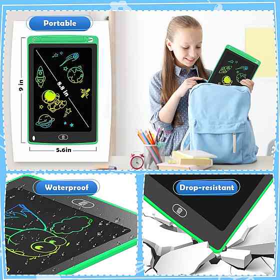 4 Pack LCD Writing Tablet for Kids, 8.5 Inch Colorful Doodle Board Drawing Tablet, Educational Learn Richmond