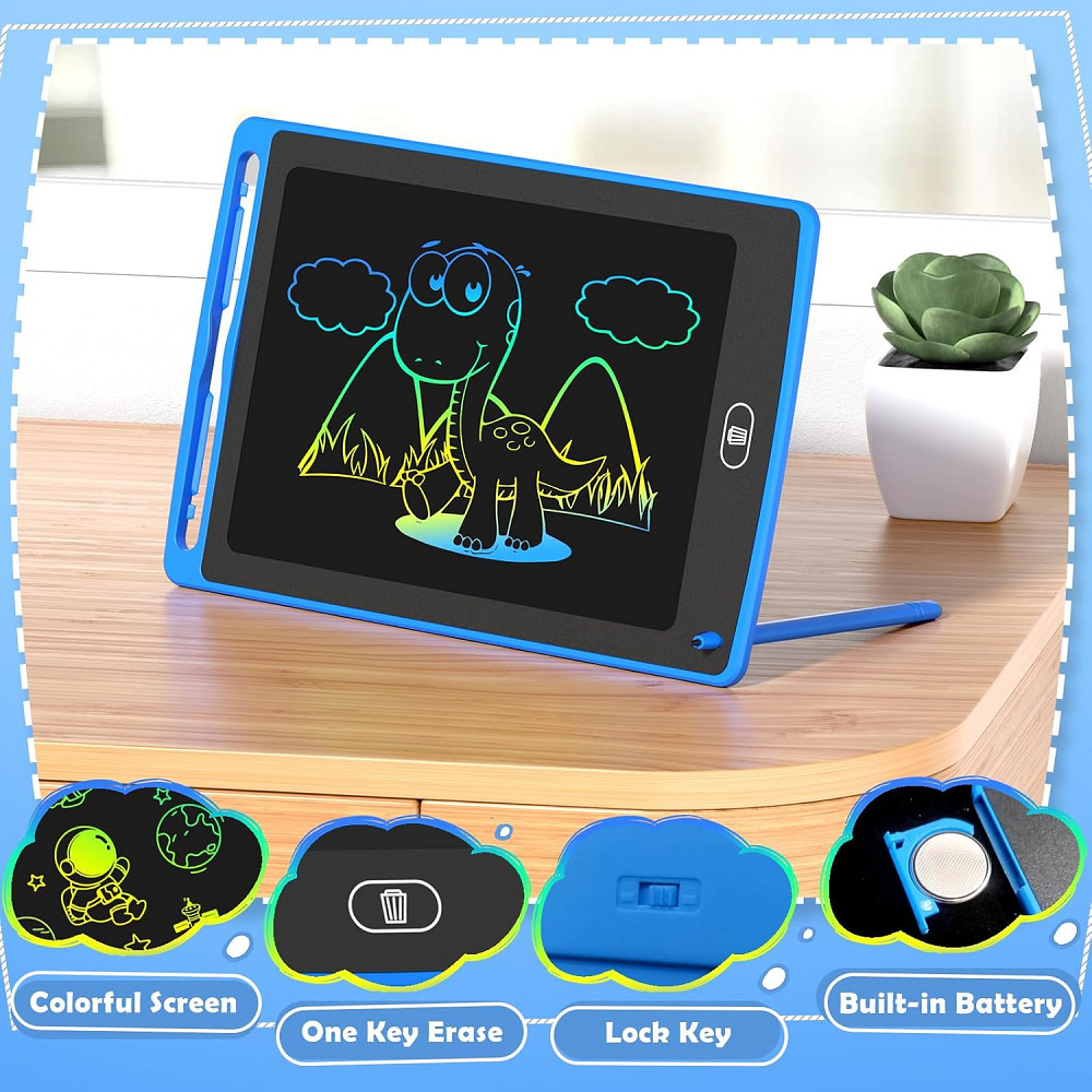 4 Pack LCD Writing Tablet for Kids, 8.5 Inch Colorful Doodle Board Drawing Tablet, Educational Learn Richmond - photo 3