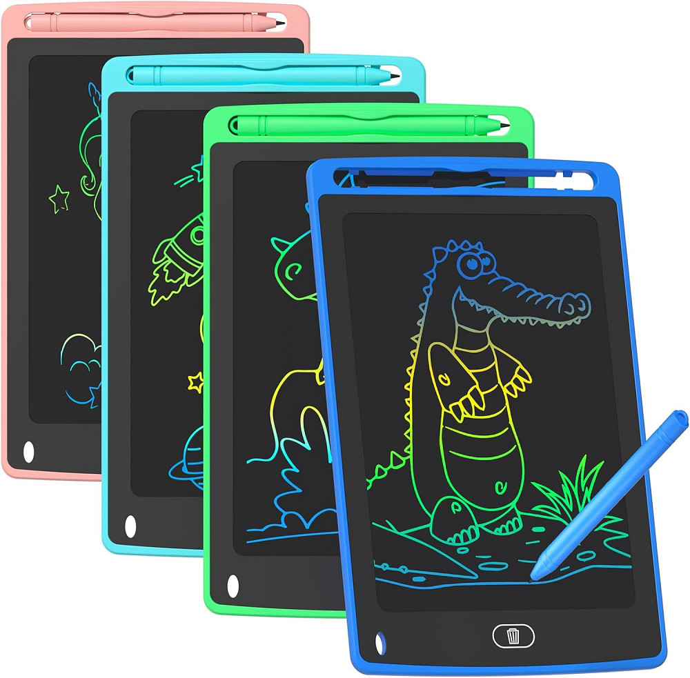 4 Pack LCD Writing Tablet for Kids, 8.5 Inch Colorful Doodle Board Drawing Tablet, Educational Learn Richmond - photo 1