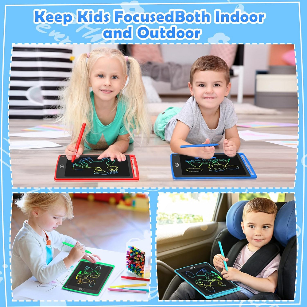 4 Pack LCD Writing Tablet for Kids, 8.5 Inch Colorful Doodle Board Drawing Tablet, Educational Learn Richmond - photo 7