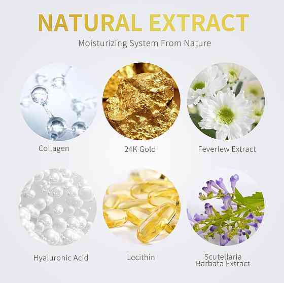 24K Gold Under Eye Patches - 60 Pack for Puffy Eyes, Dark Circles, Bags & Wrinkles with Collagen & H Richmond