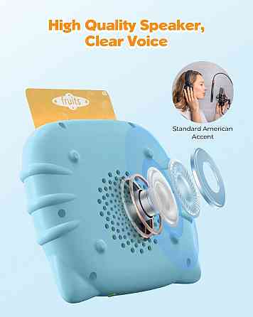 Talking Flash Cards for Toddlers 1 2 3 4 Year Olds, Montessori Language Learning with 224 Words, Poc Richmond