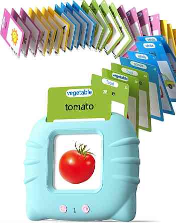 Talking Flash Cards for Toddlers 1 2 3 4 Year Olds, Montessori Language Learning with 224 Words, Poc Richmond