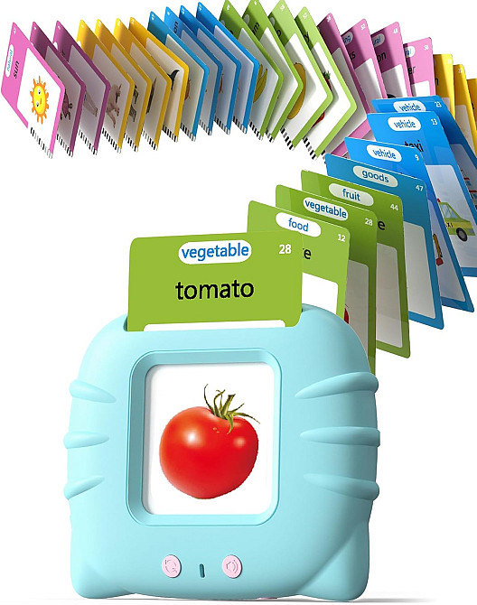 Talking Flash Cards for Toddlers 1 2 3 4 Year Olds, Montessori Language Learning with 224 Words, Poc Richmond - photo 1