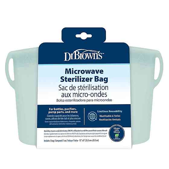 Dr. Brown's Microwave Steam Sterilizer Bag for Baby Bottles, Breast Pump Parts & Other Toddler Acces Richmond