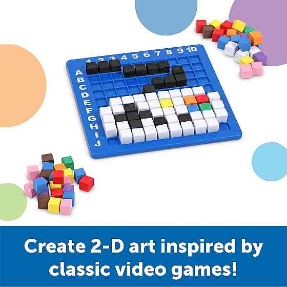 Learning Resources STEM Explorers Pixel Art Challenge - Science Kits & STEM Activities for Kids, Pat Richmond
