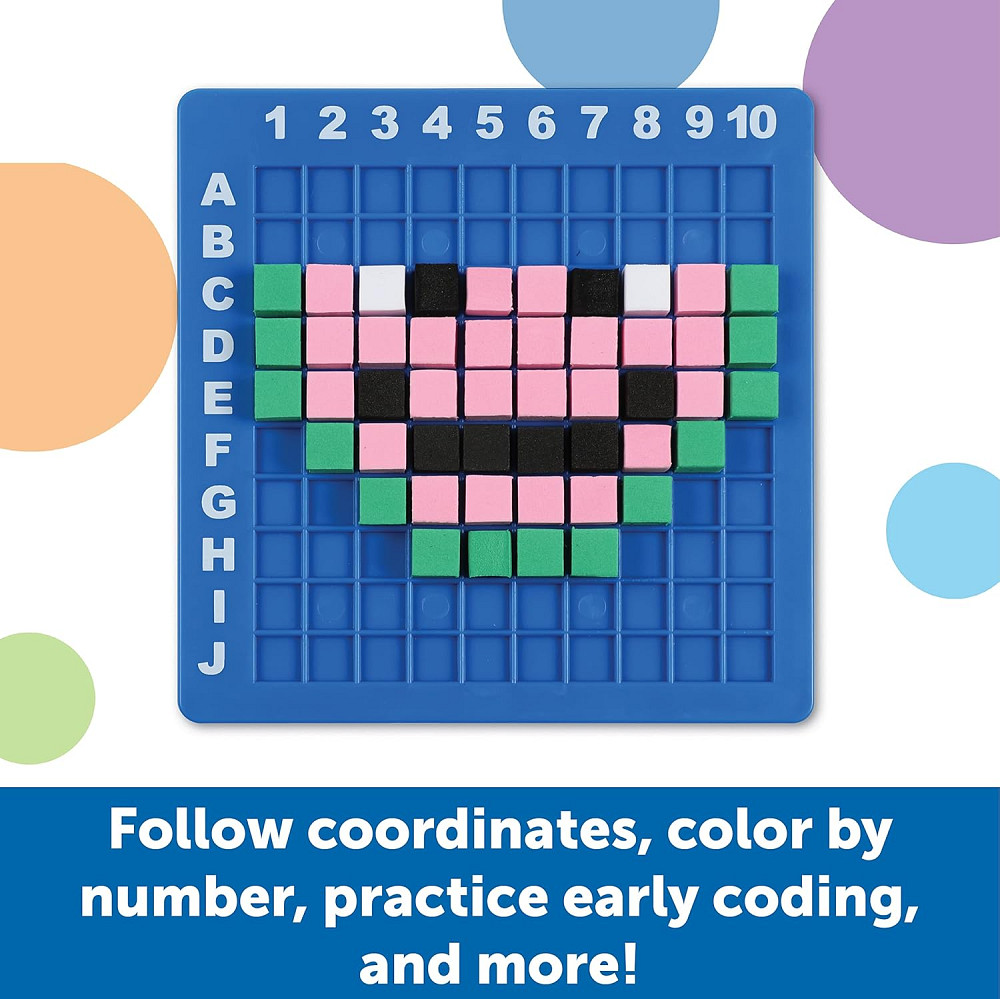 Learning Resources STEM Explorers Pixel Art Challenge - Science Kits & STEM Activities for Kids, Pat Richmond - photo 5