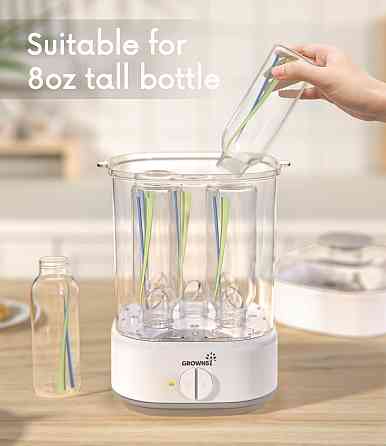 Bottle Sterilizer, Baby Bottle Steam Sterilizer, Electric Baby Bottle Sanitizer with Timer for Baby  Richmond
