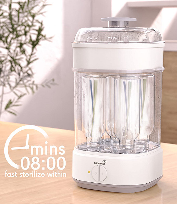 Bottle Sterilizer, Baby Bottle Steam Sterilizer, Electric Baby Bottle Sanitizer with Timer for Baby  Richmond - photo 2