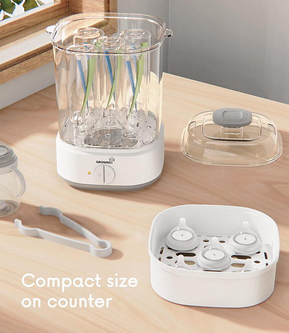Bottle Sterilizer, Baby Bottle Steam Sterilizer, Electric Baby Bottle Sanitizer with Timer for Baby  Richmond - photo 4