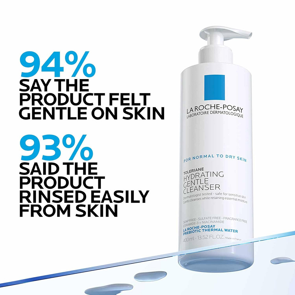 La Roche-Posay Toleriane Hydrating Gentle Face Cleanser, Hydrating Facial Cleanser With Niacinamide  Richmond - photo 4