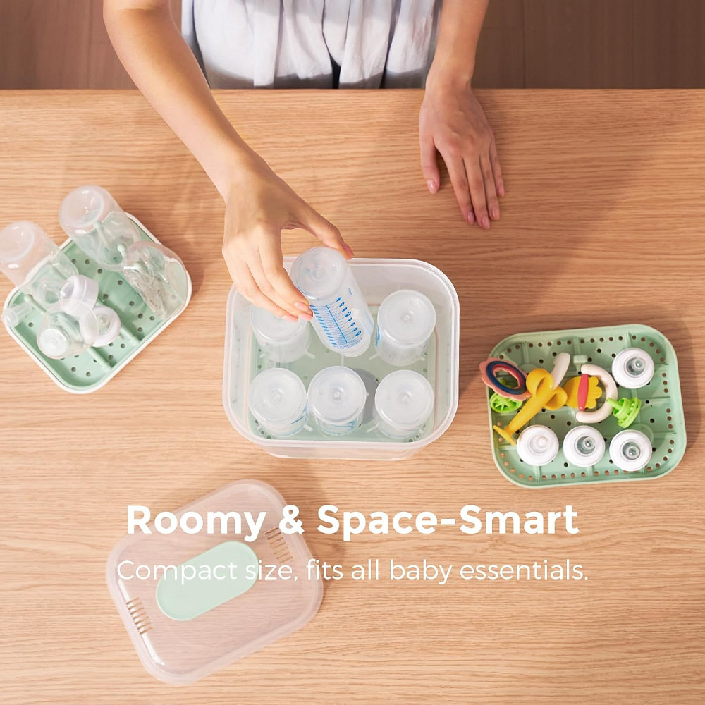 Momcozy Bottle Sterilizer and Dryer, Modular Nesting Space Saving Design, 6 Bottles Capacity, 4 in 1 Richmond - photo 6