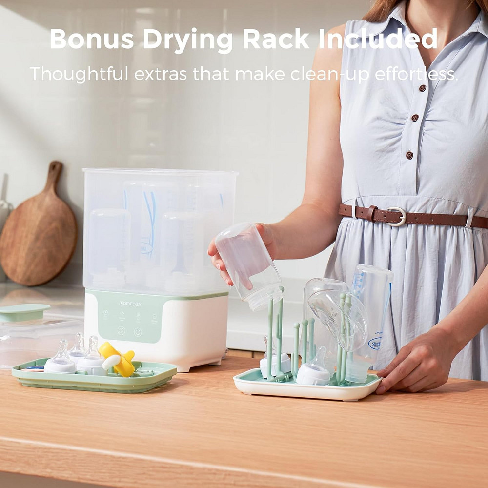 Momcozy Bottle Sterilizer and Dryer, Modular Nesting Space Saving Design, 6 Bottles Capacity, 4 in 1 Richmond - photo 8