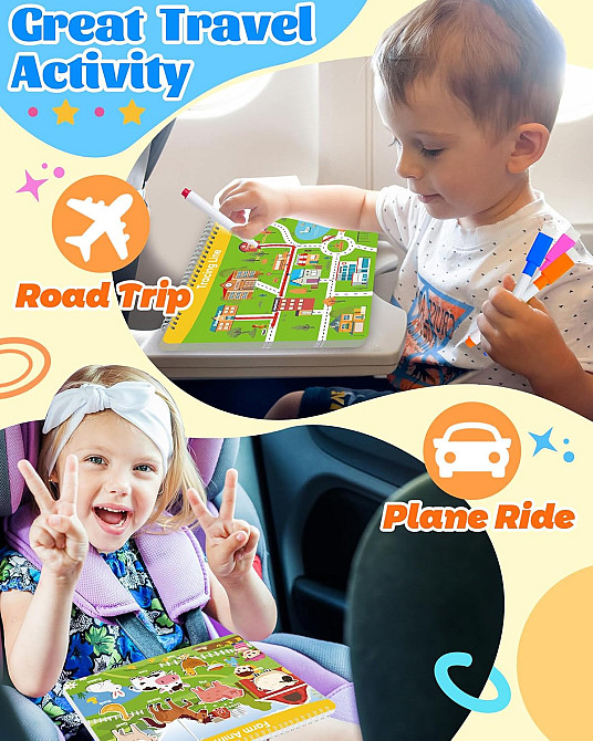 Busy Book for Toddlers - Preschool Learning Activities, Coloring Activity Books for Kids Ages 3-5, M Richmond - photo 5